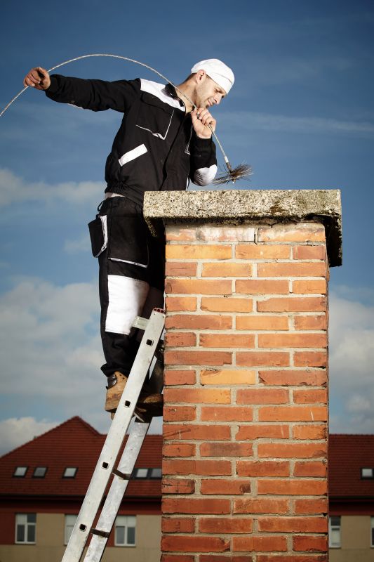 Chimney Sweep in Action